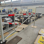 Компания ГАСЗНАК изготовила металлический поворотный шлагбаум размером 3000x1000 мм с полимерной окраской.